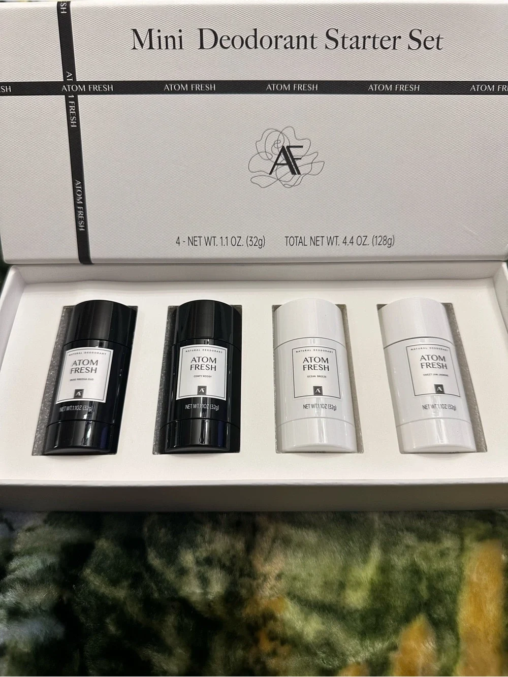 Mini Deodorant Starter Set — Black & White